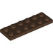 LEGO Brown Plate 2 x 6 (3795)