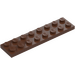 LEGO Brown Plate 2 x 8 (3034)