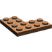 LEGO Brown Plate 4 x 4 Corner (2639)