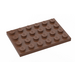 LEGO Brown Plate 4 x 6 (3032)