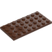 LEGO Brown Plate 4 x 8 (3035)