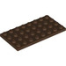 LEGO Brown Plate 4 x 8 (3035)