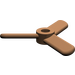 LEGO Brown Propeller 3 Blade 4 Diameter (2421 / 28969)
