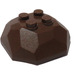 LEGO Brown Rock 4 x 4 x 1.3 Top (30293 / 42284)