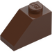 LEGO Brown Slope 1 x 2 (45°) (3040)