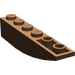 LEGO Brown Slope 1 x 6 Curved Inverted (41763 / 42023)