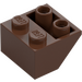 LEGO Marron Pente 2 x 2 (45°) Inversé avec entretoise plate en dessous (3660)