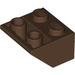 LEGO Braun Steigung 2 x 2 (45°) Invertiert mit flachem Abstandshalter darunter (3660)