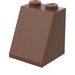 LEGO Brown Slope 2 x 2 x 2 (65°) with Bottom Tube (3678)