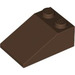 LEGO Brown Slope 2 x 3 (25°) with Rough Surface (3298)
