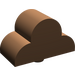 LEGO Brown Slope 2 x 4 x 2 Curved with Rounded Top (6216)