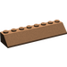 LEGO Brown Slope 2 x 8 (45°) (4445)