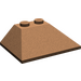 LEGO Bruin Helling 3 x 4 Dubbele (45° / 25°) (4861)