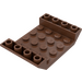 LEGO Marron Pente 4 x 6 (45°) Double Inversé avec Open Centre sans trous (30283)