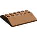 LEGO Bruin Helling 6 x 6 (25°) Dubbele (4509)