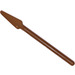 LEGO Brown Spear with Rounded End (4497)