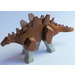 LEGO Brown Stegosaurus with Light Gray Legs
