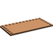 LEGO Braun Fliese 6 x 12 mit Bolzen auf 3 Edges (6178)