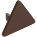 LEGO Brown Triangular Sign with Split Clip (30259 / 39728)