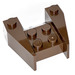 LEGO Brown Wedge 3 x 4 without Stud Notches (2399)
