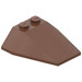 LEGO Brown Wedge 4 x 4 Triple without Stud Notches (6069)