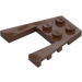 LEGO Brown Wedge Plate 4 x 4 with 2 x 2 Cutout (41822 / 43719)