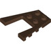 LEGO Brown Wedge Plate 4 x 4 with 2 x 2 Cutout (41822 / 43719)