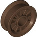 LEGO Brown Wheel Centre Spoked Small (30155)