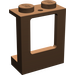 LEGO Brown Window Frame 1 x 2 x 2 (Plane) with 2 Holes in Bottom (2377)