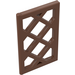 LEGO Bruin Venster Pane 1 x 2 x 3 Lattice (Onversterkt) (2529 / 60607)