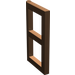 LEGO marron Fenêtre Pane 1 x 2 x 3 sans coins épais (3854)