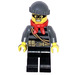 LEGO Burglar met Masker, Bandana en Knit Pet minifiguur
