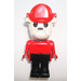 LEGO Buster Bulldog mit Feuer Helm Fabuland Zahl