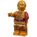 LEGO C-3PO with Printed Legs and Dark Red Arm Minifigure