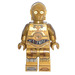 LEGO C-3PO s Printed Nohy, Toes a Paže Minifigurka