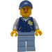 LEGO Camera Operator met Dark Blauw Pet Minifiguur