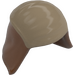 LEGO Cap with Neck Protector with Dark Tan Top (27321)