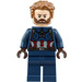 LEGO Capitaine America avec Barbe Minifigurine