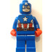 LEGO Kapitan America z Niebieski Garnitur Minifigurka