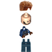 LEGO Captain America mit Haar und Detailed Suit Minifigur