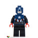 LEGO Captain America with Mask and Red Hands Minifigure