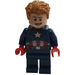 LEGO Kaptein America med Rød Hender Minifigur