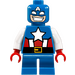 LEGO Capitaine America avec Jambes courtes Minifigurine