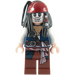 LEGO Captain Jack Sparrow mit Skelett Gesicht Minifigur