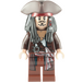 LEGO Kapten Jack Sparrow med Tricorne Hatt Minifigur