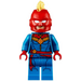 LEGO Captain Marvel avec Mohawk Casque Figurine