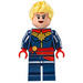 LEGO Kaptajn Marvel med Gul Spiky Hår Minifigur