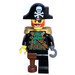 LEGO Capitán Redbeard Minifigura