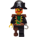 LEGO Capitán Redbeard Minifigura