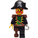 LEGO Captain Redbeard with Brown Epaulettes Minifigure